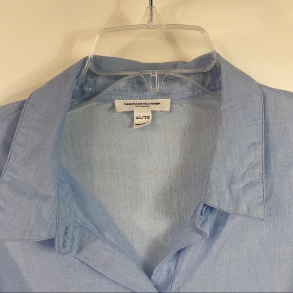 BEACHLUNCHLOUNGE Collection Blouse Button front XL - Picture 3 of 9